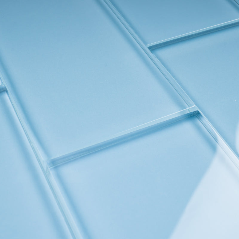 CSA-07  Blue 3X6 Glass Subway Tile