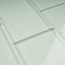 CSA-09  Soft White 3X6 Glass Subway Tile