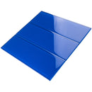 CSB-12  Electric Blue 4X12 Glass Subway Tile