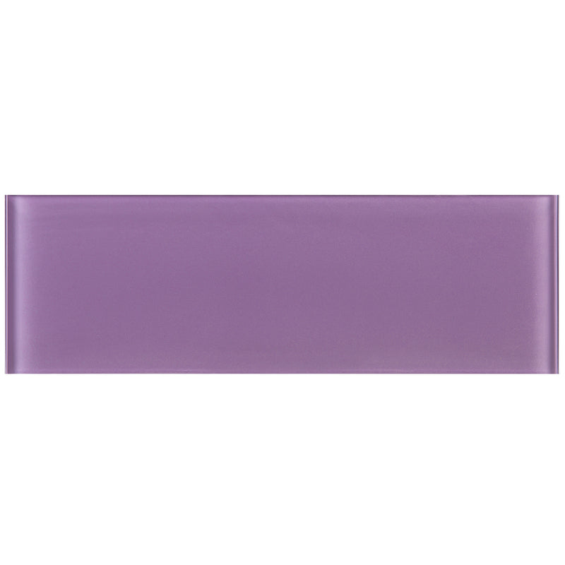 CSB-13  Purple 4X12 Glass Subway Tile