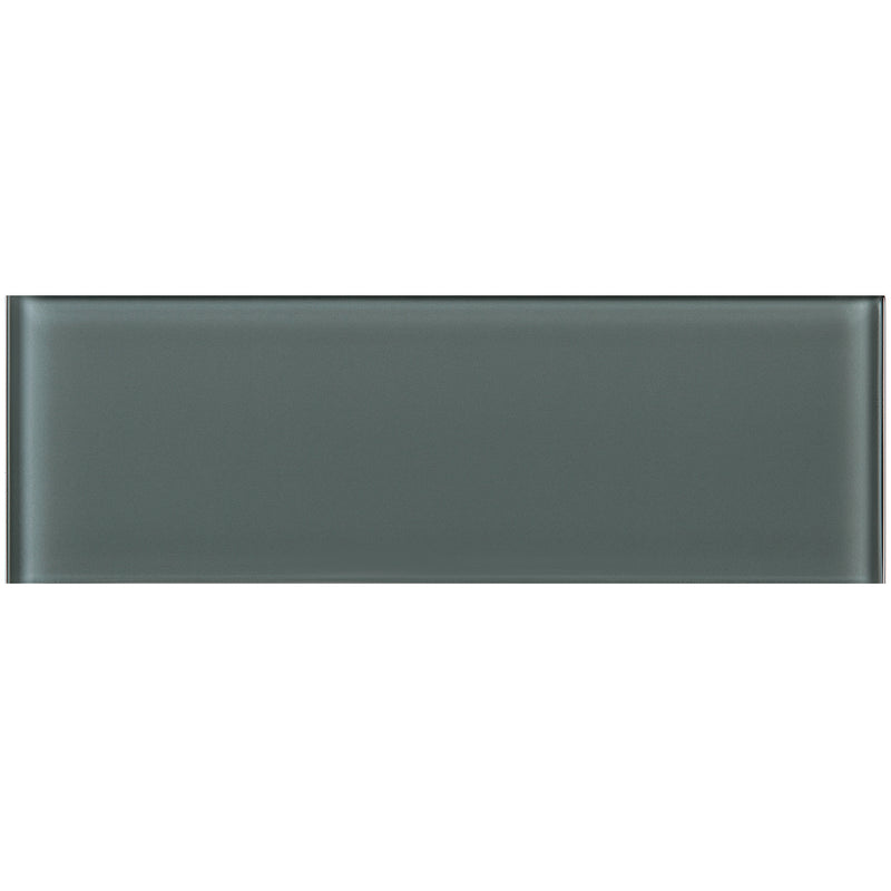 CSB-01  Grey 4X12 Glass Subway Tile