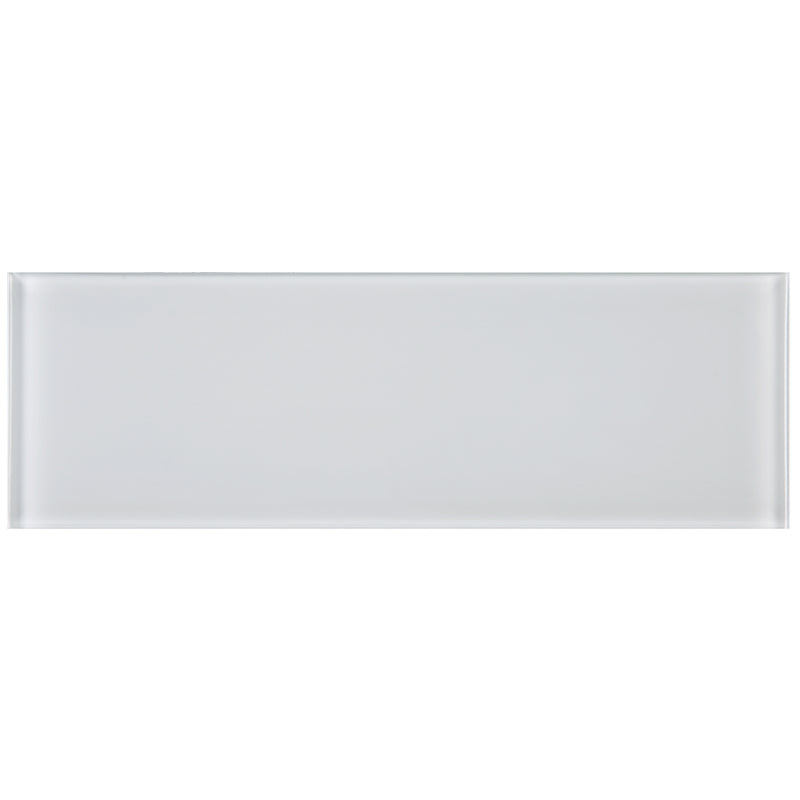 CSB-03  White 4X12 Glass Subway Tile
