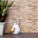 DSS-03  Diamond Series- Brown Diamond Mosaic Tile