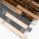 DSS-03  Diamond Series- Brown Diamond Mosaic Tile