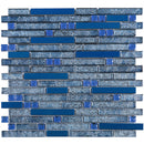 DSS-04  Diamond Series - Blue Diamond Mosaic Tile