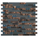 DSS-05  Diamond Series- Emperador Diamond Mosaic Tile