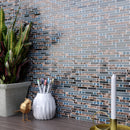 DSS-05  Diamond Series- Emperador Diamond Mosaic Tile