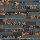 DSS-05  Diamond Series- Emperador Diamond Mosaic Tile