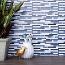 DSS-06  Diamond Series- Black Diamond Mosaic Tile