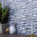 DSS-06  Diamond Series- Black Diamond Mosaic Tile