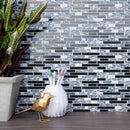 DSS-08  Diamond Series-Grey Galaxy Diamond Mosaic Tile