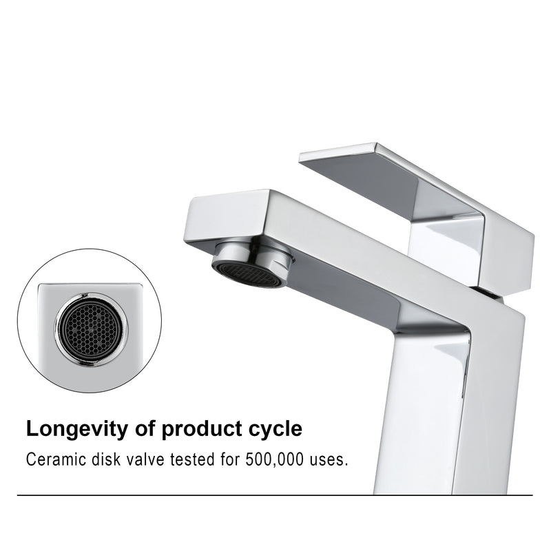 F6001 Single Hole Bathroom Faucet