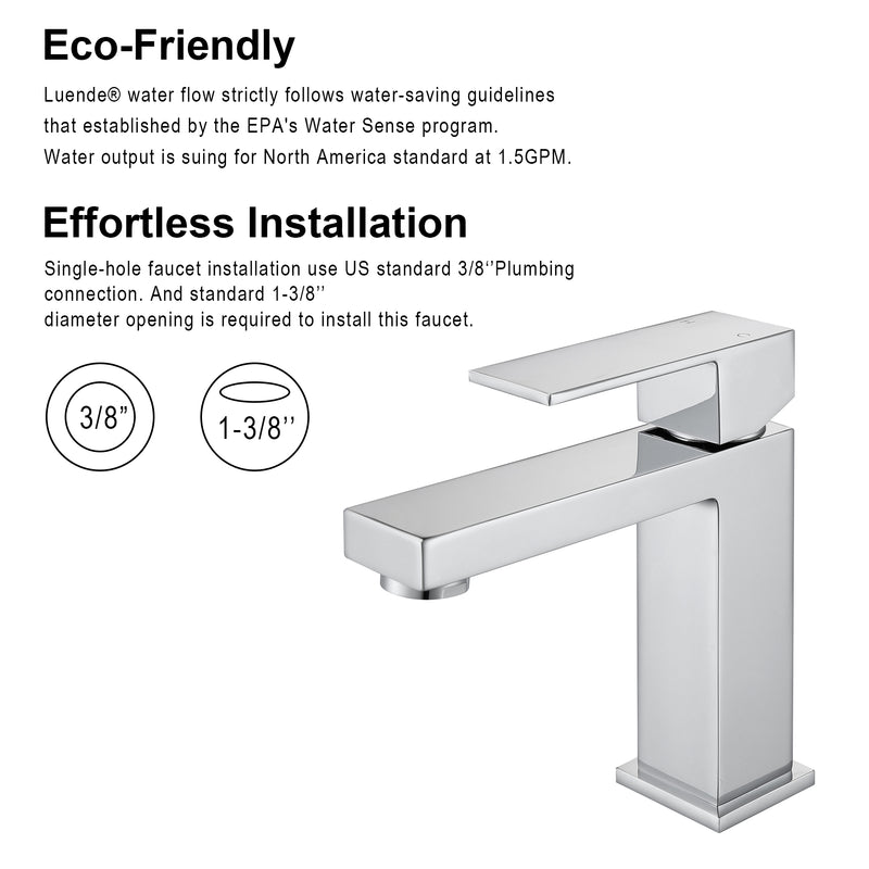 F6001 Single Hole Bathroom Faucet