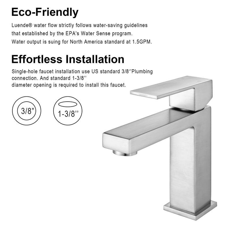 F6001 Single Hole Bathroom Faucet