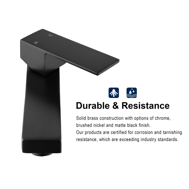 F6001 Single Hole Bathroom Faucet