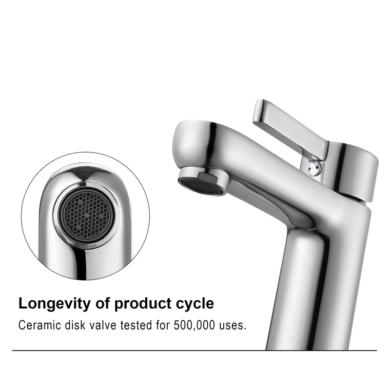 F6002 Single Hole Bathroom Faucet