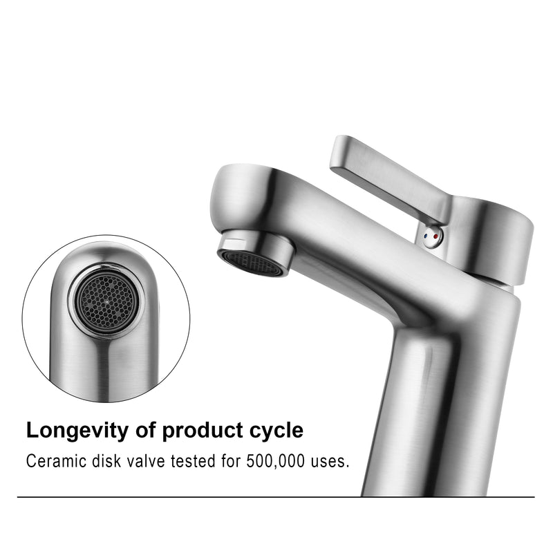 F6002 Single Hole Bathroom Faucet