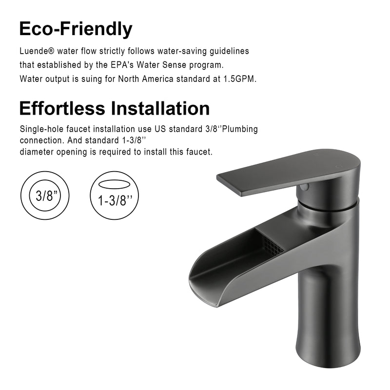 F6003 Single Hole Bathroom Faucet