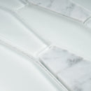 FN-01  Holy Trail - White Carrara With White Glass Mosaic Tile