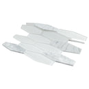 FN-01  Holy Trail - White Carrara With White Glass Mosaic Tile