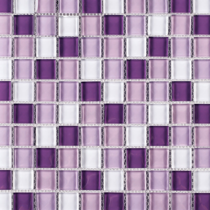 GEM-05  Glare Series - Purple Lover Mosaic Tile