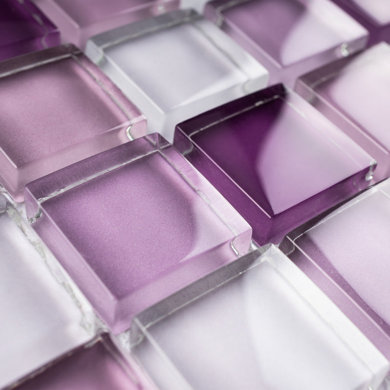 GEM-05  Glare Series - Purple Lover Mosaic Tile