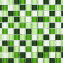 GEM-06  Glare Series - Green Apple Mosaic Tile