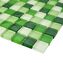 GEM-06  Glare Series - Green Apple Mosaic Tile