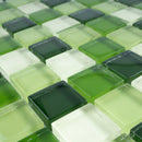 GEM-06  Glare Series - Green Apple Mosaic Tile
