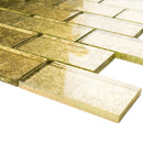 GK-01  Galaxy Series - Gold Foil Mosaic Tile
