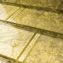 GK-01  Galaxy Series - Gold Foil Mosaic Tile