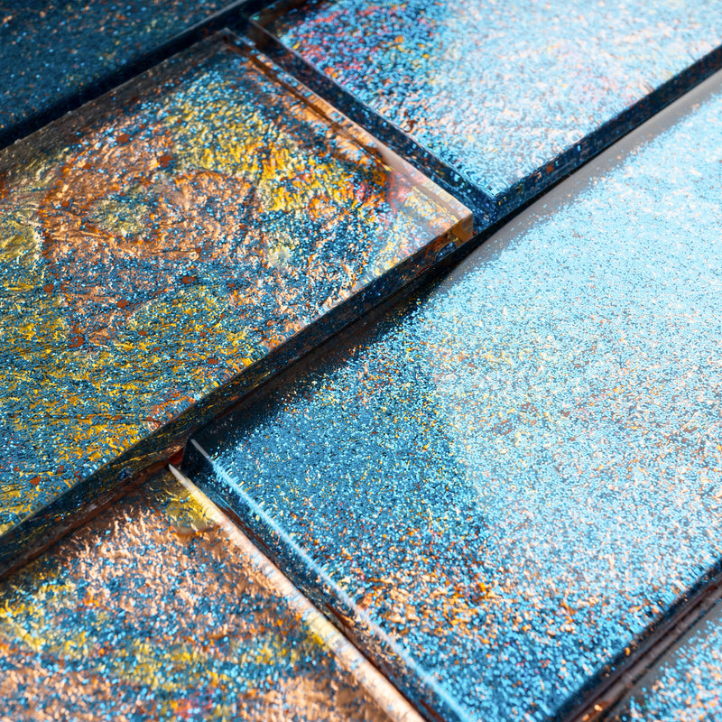 GK-02  Galaxy Series - Canvas Mosaic Tile