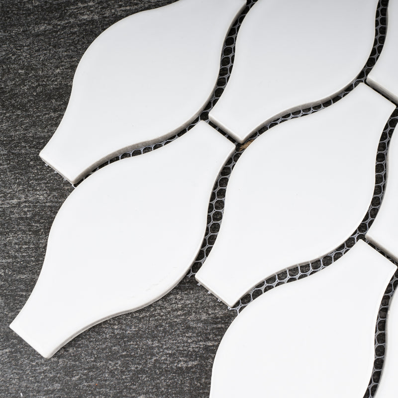 HMA-01  Handmade Series - Carnival - White Mosaic Tile