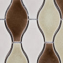 HMA-03  Handmade Series - Acorn - Brown And White Mosaic Tile