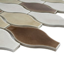 HMA-03  Handmade Series - Acorn - Brown And White Mosaic Tile