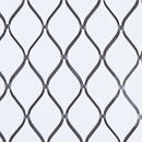 HMA-04  Handmade Series - Braid - White Mosaic Tile