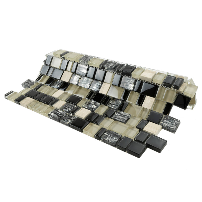IST-03  Beige Cubemax Mosaic Tile