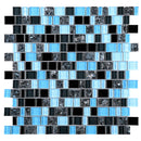 IST-04  Blue Cubemax Mosaic Tile