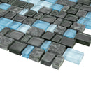IST-04  Blue Cubemax Mosaic Tile