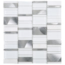 IST-05  White Brickmax Mosaic Tile