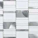 IST-05  White Brickmax Mosaic Tile
