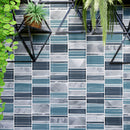 IST-06  Blue Brickmax Mosaic Tile
