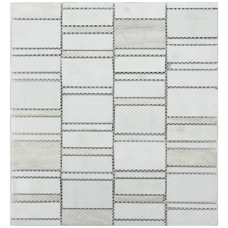IST-07  Beige Brickmax Mosaic Tile