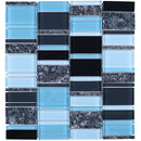 IST-08  Blue Grey Brickmax Mosaic Tile