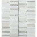 IST-08  Blue Grey Brickmax Mosaic Tile