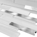 IST-09  White Slender Mosaic Tile