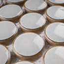 JAPM102  Reactive Glazed Polished Porcelain Penny Round Mosaic Tile