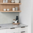 JAPM102  Reactive Glazed Polished Porcelain Penny Round Mosaic Tile