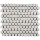 JAPM202 Reactive Glazed Polished Porcelain Tiny Hexagon Mosaic Tile