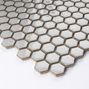 JAPM202 Reactive Glazed Polished Porcelain Tiny Hexagon Mosaic Tile